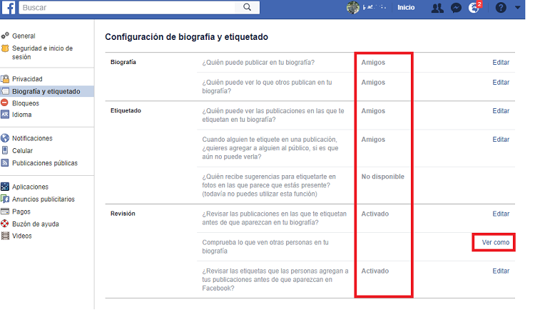 facebook biografia
